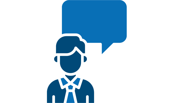 Human expertise and student counselling guidance illustration